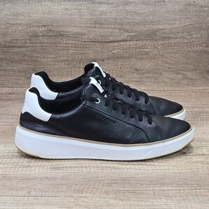 Cole Haan Grandpro Topspin Men's Size 12M Black Leather Sneakers (C34225)